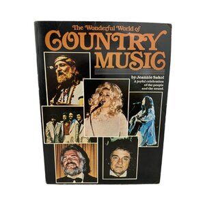 1979 Wonderful World of Country Music Book Jeannie Sakol Vintage